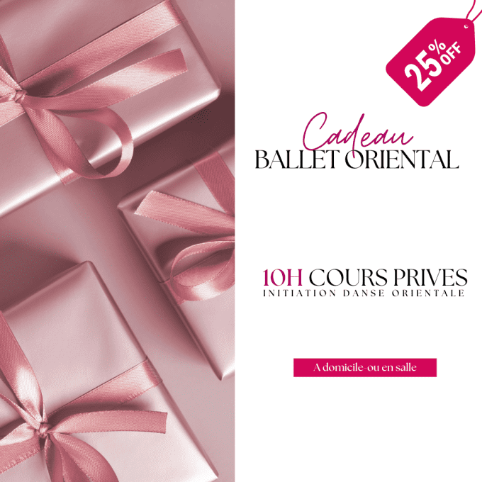 10h de cours privés danse orientale à domicile